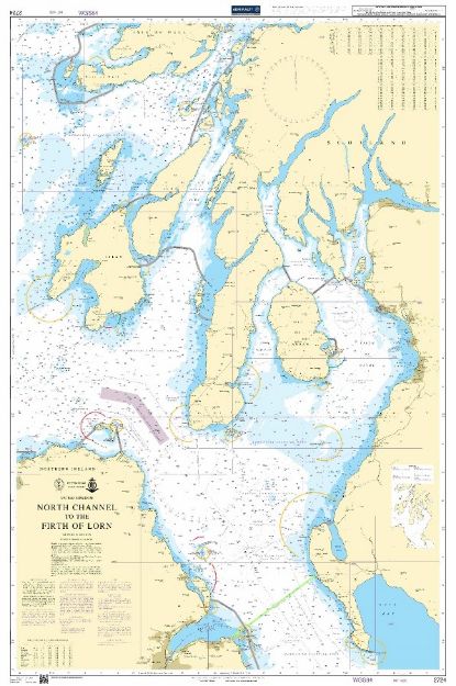 BA 2724 - North Channel to the Firth of Lorn